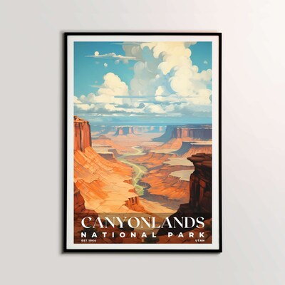 Canyonlands National Park Poster, Travel Art, Office Poster, Home Decor | S6 - image2